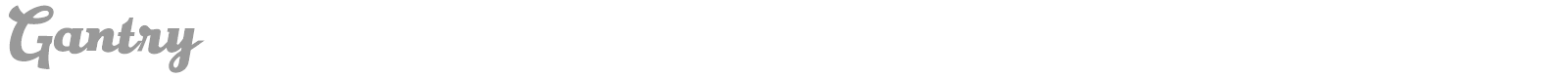 Gantry font preview